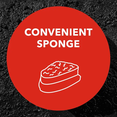 Vista 3 de KIWI Express Shine Sponge, Black, 0.23 oz (1 Sponge)