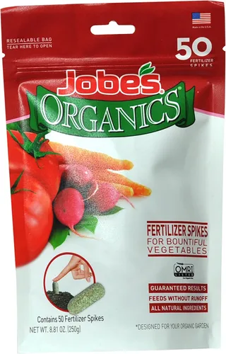 Vista 11 de Estacas fertilizantes Jobe's Organics para rosas, fertilizante orgánico para plantas para rosas, hortensias, hibiscos, azaleas y otros arbustos