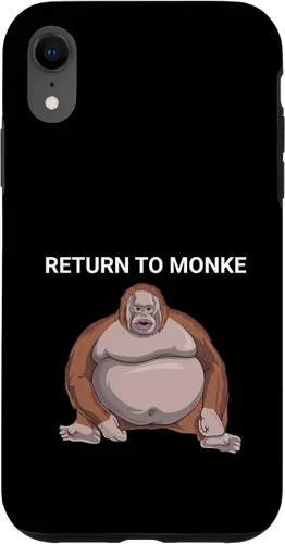 Vista 25 de Reject Humanity Return to Monkey Uh Oh Stinky Funny Monke Case for iPhone 17