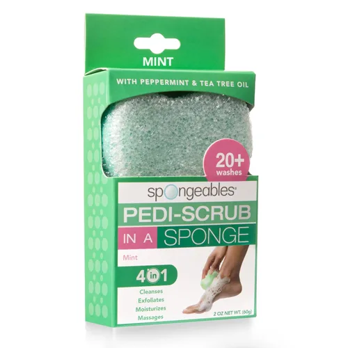 Vista 23 de Spongeables Pedi Scrub Foot Exfoliating 20+ Wash Sponge