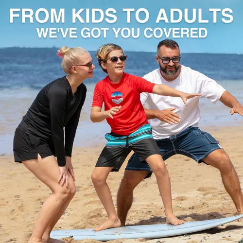 Vista 6 de Kanu Surf Boys Haywire UPF 50+ Sun Protective Rashguard Swim Shirt