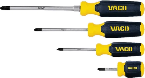 Vista 7 de VACO VAC7082 - Juego de destornilladores de 8 piezas, versátiles Phillips y destornilladores ranurados, cuchillas de precisión grabadas con láser