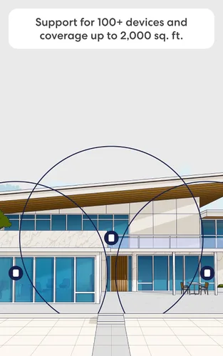 Vista 6 de Router wifi de malla Amazon eero Pro 6E con suscripción anual a eero Plus (renovación automática). Cobertura de hasta 2000 pies². Conecta >100