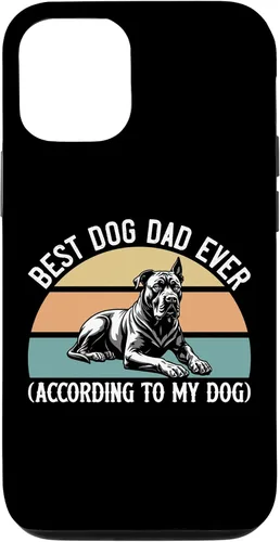 Vista 28 de Cane Corso Mastiff, Best Dog Dad Ever According to My Dog Case for iPhone 17