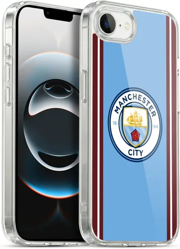 Vista 57 de Head Case Designs Funda de gel con licencia oficial del Manchester City Man City FC Away 2022/23 [protección de grado militar] compatible con Apple