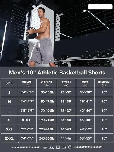 Vista 7 de NORTHYARD Pantalones cortos deportivos de baloncesto para hombre, de 5, 7, 10 pulgadas, para entrenamiento, gimnasio, secado rápido, pantalones