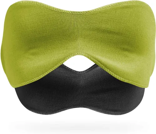 Vista 13 de Máscara de ojos para dormir, cómoda y suave con los ojos vendados para hombres y mujeres que ofrece un sueño tranquilo y totalmente reparador, mejor