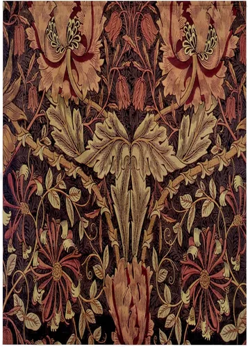 Vista 8 de 3D Rose TWL_243615_1 - Toalla con diseño de madreselva marrón y melocotón, 15 x 22 pulgadas