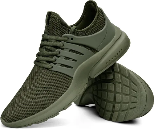 Vista 7 de tenis para hombre, antideslizantes, resistentes al deslizamiento, de punto.