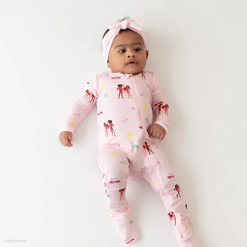 Vista 90 de KYTE BABY Pies unisex con cierre de cremallera, rayón hecho de bambú, 0-24 meses