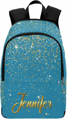 Vista 9 de MyPupSocks Mochila escolar personalizada con nombre personalizado mochila unisex, Multi 00, Personalizado