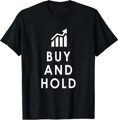 Vista 12 de Stocks Investing Buy and Hold Investor T-Shirt Asphalt Grey