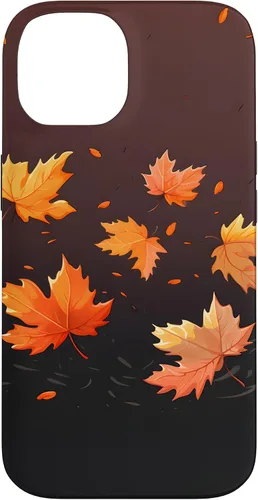 Vista 4 de Autumn Maple Leaves Swirling in The Wind Case for iPhone 17