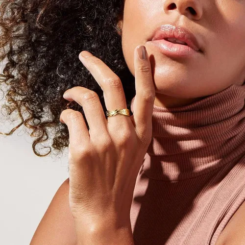 Vista 5 de Bestyle Anillos de ala de ángel antiguos para mujeres y hombres, anillos de banda de plumas de guardián, anillos de promesa de pareja
