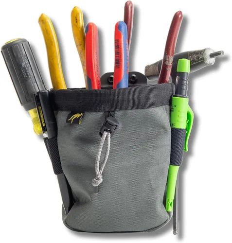 Vista 10 de Joey Pouch Clip-On Tool Belt Bag for Tools, Screws, and Nails - Great for an Electrician, HVAC Tech, Plumber, Carpenter, Contractor, Handy Man