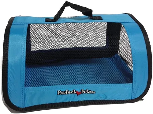 Vista 2 de Bolsa de viaje para mascotas para Originals & Minis, transportador pequeño para mascotas con malla y forro de nylon, transportador para perros