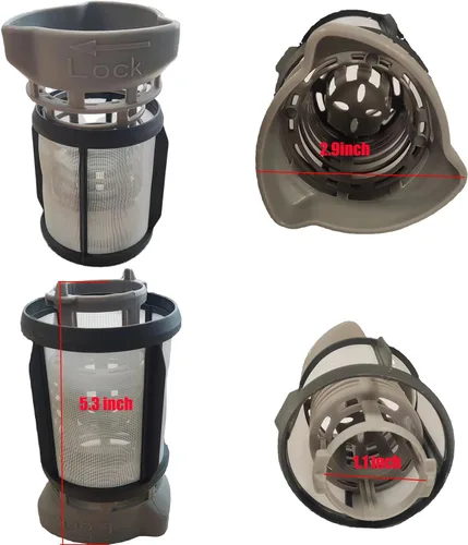 Vista 3 de DD81-02291A Soporte de filtro de lavavajillas Plástico Material OEM Parte Reemplazo para Modelo DW80R2031 Series