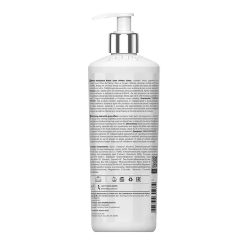 Vista 2 de Felps Professional XColor Magic Clay 4K Máscara tonalizadora matificante negra (17.6 oz)