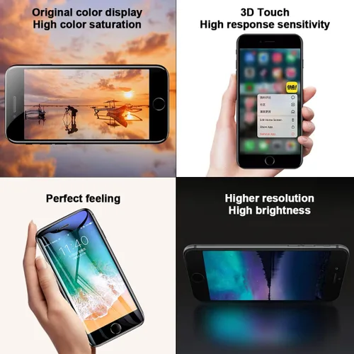 Vista 5 de para iPhone 7, reemplazo de pantalla LCD blanca de 4.7 pulgadas, conjunto de marco de visualización, pantalla táctil 3D, digitalizador con kit