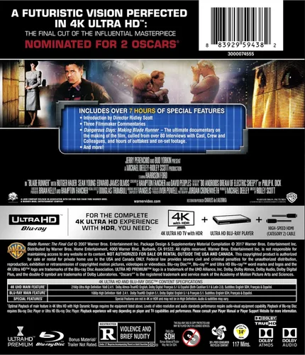 Vista 2 de Blade Runner The Final Cut (4K Ultra HD) 4K UHD