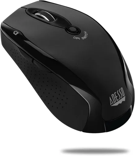 Vista 3 de Adesso iMouse M20B - Ratón óptico ergonómico inalámbrico, color negro