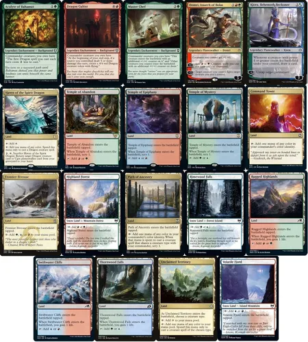 Vista 6 de Elite Commander Miirym Copy Dragons Deck - Temur - Rojo Azul Verde - EDH - Miirym, Sentinel Wyrm - 100 cartas - Magic The Gathering Deck - Muy fuerte