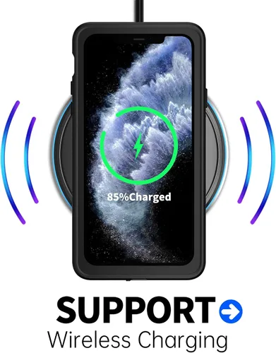 Vista 9 de BEASTEK Funda impermeable para Apple iPhone 11 Pro, serie NRE, a prueba de golpes, bajo el agua IP68, con protector de pantalla integrado, funda