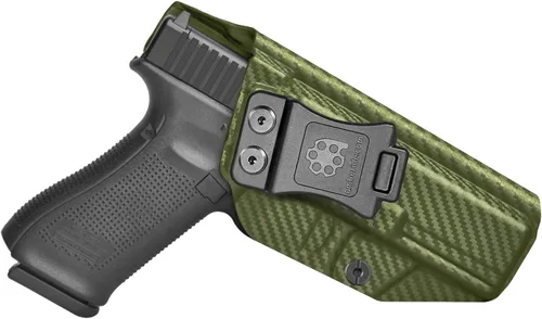 Vista 25 de Amberide IWB Kydex Holster for Glock 17/22 / 31/34 Gen 1-5, Concealed Carry, MOS and Non-MOS Options Available, Adjustable Cant, Posi-Click