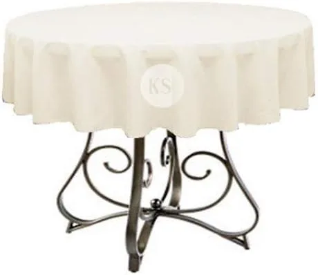 Vista 38 de Mantel redondo de poliéster de 72 pulgadas, disponible en más de 45 colores, ideal para restaurantes y superposiciones versátiles de eventos, elige
