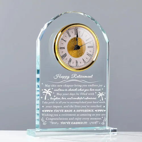 Vista 8 de Regalos de graduación Qianwei para él y ella - Reloj de cristal Clase de 2025 Regalos de presente para mujeres y hombres, graduados de universidad