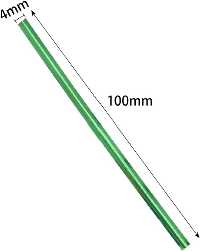 Vista 2 de 800 piezas de 4" lazos de torsión metálicos (verde) para lazos de panadería, bolsas de dulces, bolsas de café, lazos para bolsas de regalo