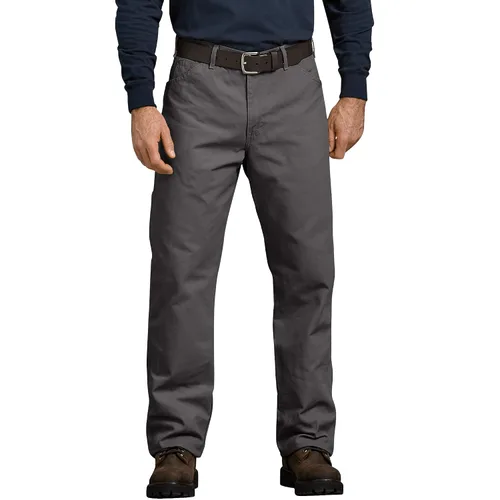 Vista 15 de Dickies Jeans de carpintero para hombre, ajuste relajado, pierna recta, Negro, 30 x 30