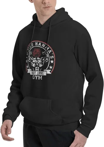 Vista 3 de Anime Baki The Grappler Yujiro Hanma - Sudadera con capucha para hombre, cómoda, con bolsillos