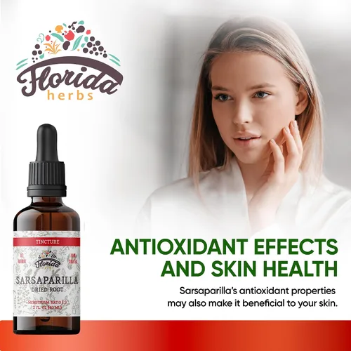 Vista 2 de Tintura de sarsaparilla, extracto orgánico de sarsaparilla (Smilax Medica) raíz seca, sin OMG en glicerina vegetal orgánica prensada en frío, 2