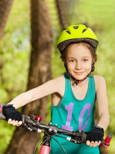 Vista 2 de SATINIOR 3 pares de guantes de medio dedo antideslizantes de gel para ciclismo, guantes de gimnasia ajustables para niñas y niños
