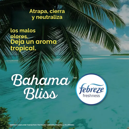 Vista 4 de Glad ForceFlex MaxStrength - Bolsas de basura para cocina, 13 galones, Bahama Bliss Febreze, 90 unidades (el paquete puede variar)