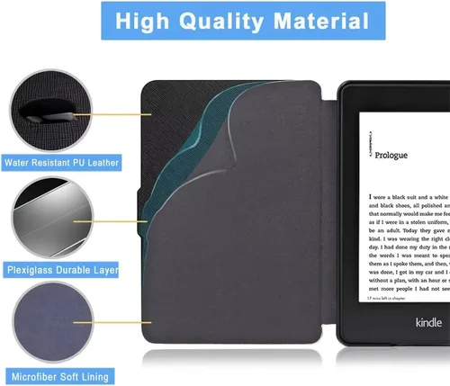 Vista 7 de Funda compatible con Kindle Paperwhite de 6 pulgadas (se adapta a la versión 2012, 2013, 2015, 2016), modelo NO: EY21 / DP75SDI, funda protectora