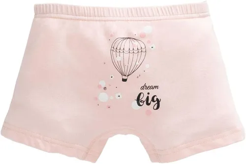 Vista 2 de Core Pretty Little Girls Cotton Boy Shorts Toddler Panties Baby Princess Underwear (Pack of 4)