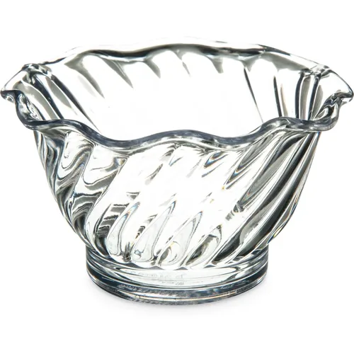 Vista 13 de Carlisle FoodService Products Plato de postre de plástico, 5 onzas, transparente (paquete de 24)