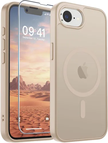 Vista 126 de SUPFINE Funda magnética para iPhone SE 2022 (3ª)/2020 (2ª), iPhone 8 (compatible con MagSafe) (protección contra caídas de grado militar), funda