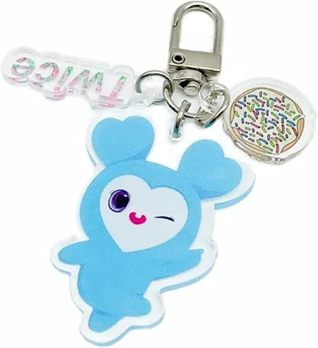 Vista 5 de Kpop Twice - Llavero de dibujos animados acrílico colgante TZUYU SANA MINA JIHYO NAYEON accesorios regalo para fanáticos
