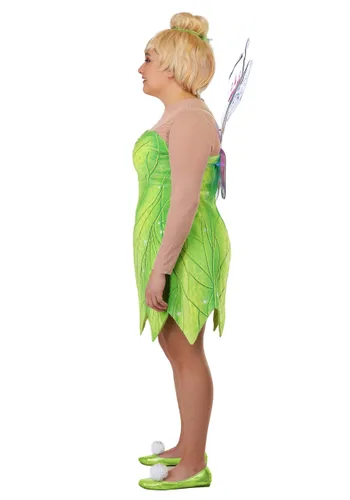 Vista 5 de Disfraz Mujer Talla Grande Tinker Bell Auténtico de Disney Multicolor