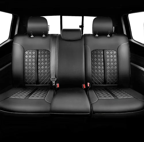 Vista 3 de Carlimeki Fundas de asiento personalizadas para Tacoma 2005 2006 2007 2008 2009 2010 2011 2012 2013 2014 2015 Crew Cab 2ª Gen Tacoma Base