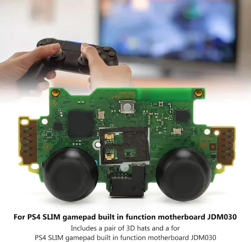 Vista 2 de Gamepad placa base, reemplazo de gamepad placa base reparación consola de juegos placa base duradera y para PS4 Slim Gamepad JDM030