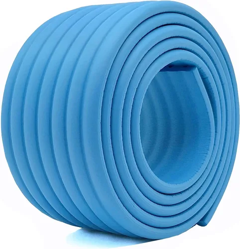 Vista 21 de M2cbridge Cobertura Multifuncional para Bordes y Esquinas, Protector de Seguridad para Bebés, DIY (Negro 4 m) Parachoques NBR de alta densidad