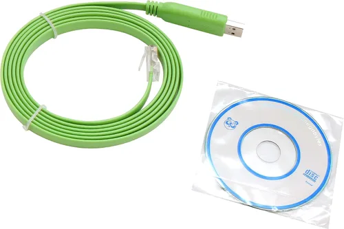 Vista 5 de USB 2.0 a RJ45 RS232 Cisco Consola Routers Switches Servers Cable FTDI 1.8M SI-ADA24048