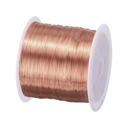 Vista 96 de MECCANIXITY - Alambre magnético de calibre 46 AWG - 0.04mm Hilo de cobre esmaltado - Bobina de alambre magnético de 14669 pies (4471m) - 50g Grado F