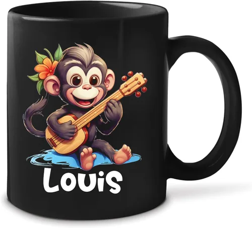 Vista 19 de Taza de té personalizada para amantes del tigre con nombre 2023, regalos personalizados para amantes de las mascotas, taza de café de cerámica