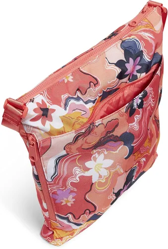 Vista 4 de Vera Bradley - Bolsa cruzada hipster para mujer, de tela reciclada Lighten Up ReActive