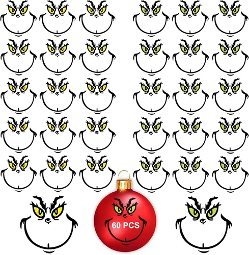 Vista 10 de 115 PCS Calcomanías Adhesivas de Copos de Nieve Navideños para Ventanas de Vidrio, Calcomanías de Navidad Decoraciones Navideñas de Copos de Nieve
